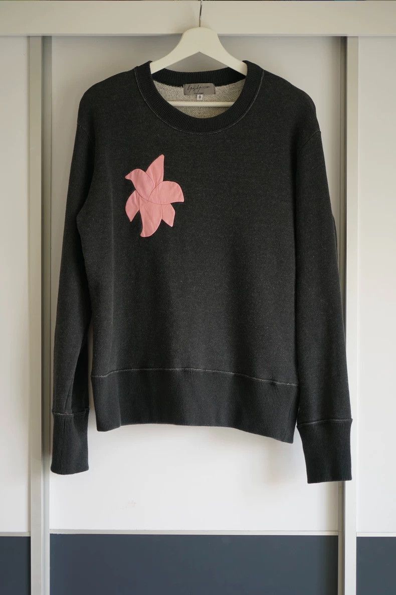 Yohji Yamamoto Yohji Yamamoto Yohji Yamamoto Pimp Series Flower Sweatshir Size US M / EU 48-50 / 2 - 1 Thumbnail