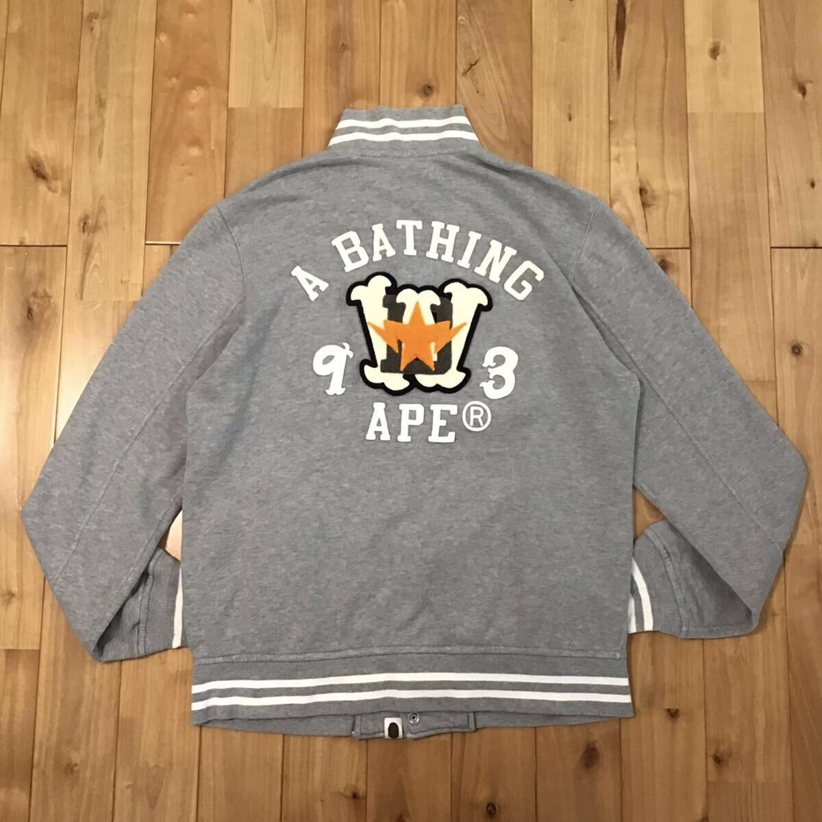 Bape × Nigo BAPE STA LOGO patch sweat varsity jacket a bathing ape star Size US M / EU 48-50 / 2 - 3 Thumbnail