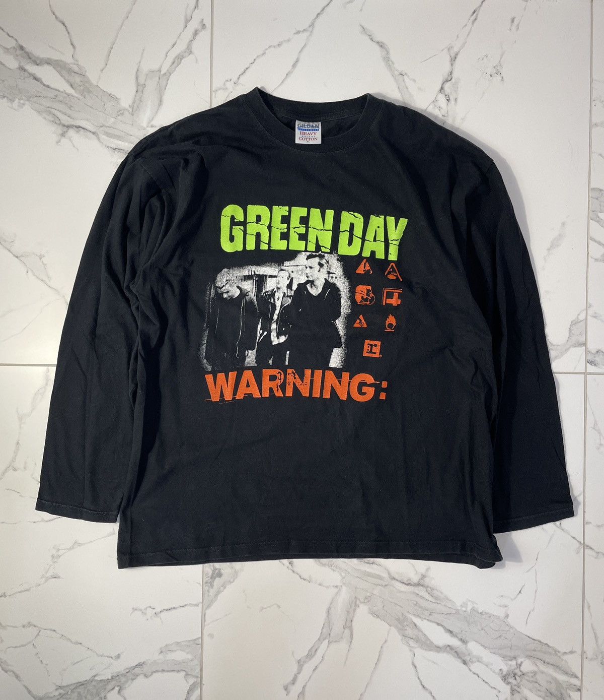 Gildan 2000 Green Day Warning Album Promo Longsleeve Mens Xl Size US XL / EU 56 / 4 - 1 Thumbnail