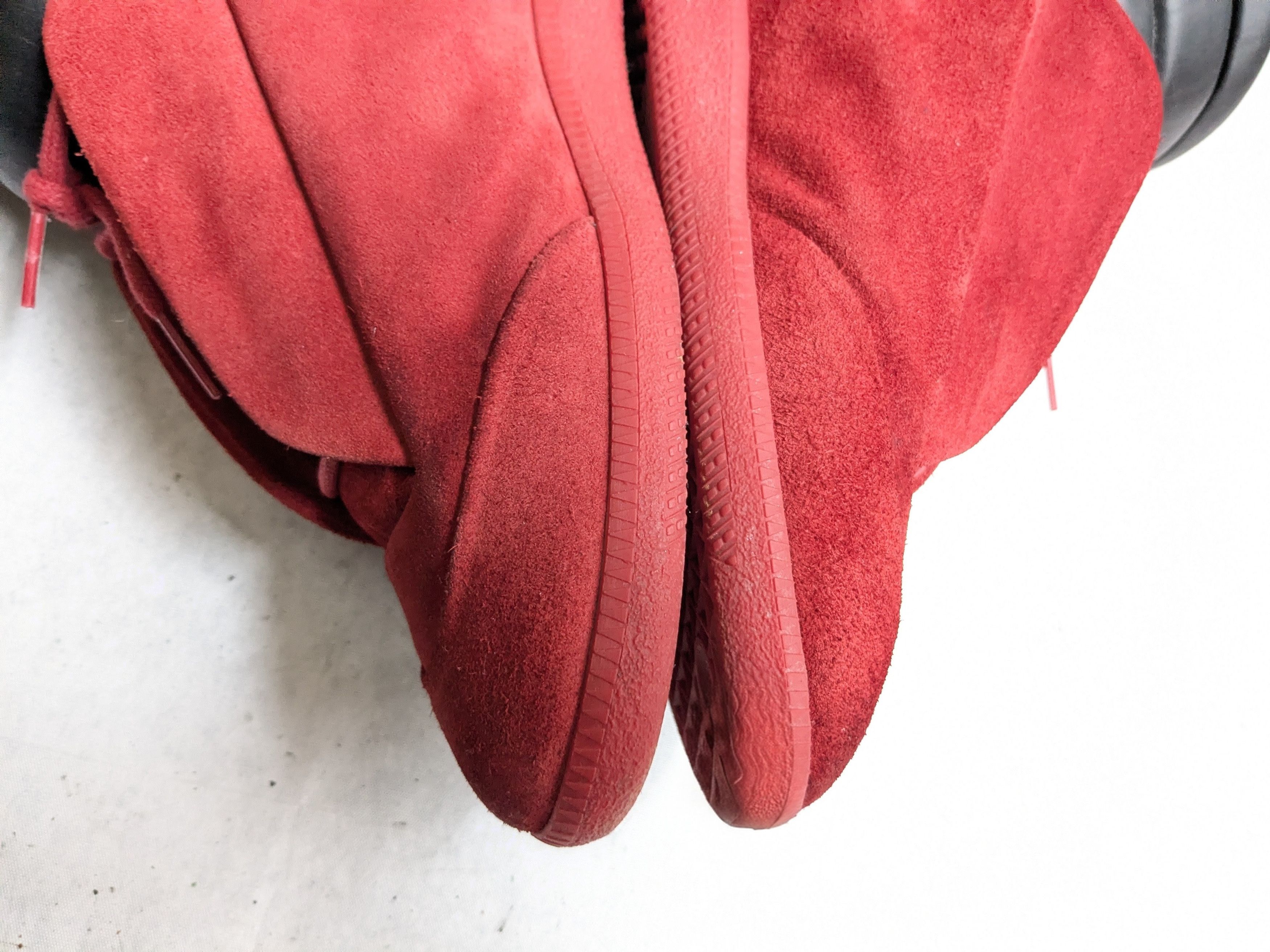 Maison Margiela Maison Margiela Future Red Black 11 44 High Tops Leather Size US 11 / EU 44 - 11 Thumbnail