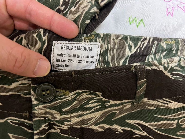 The Real McCoy's The Real McCoy'sTIGER CAMOUFLAGE TROUSERS Size US 32 / EU 48 - 4 Thumbnail