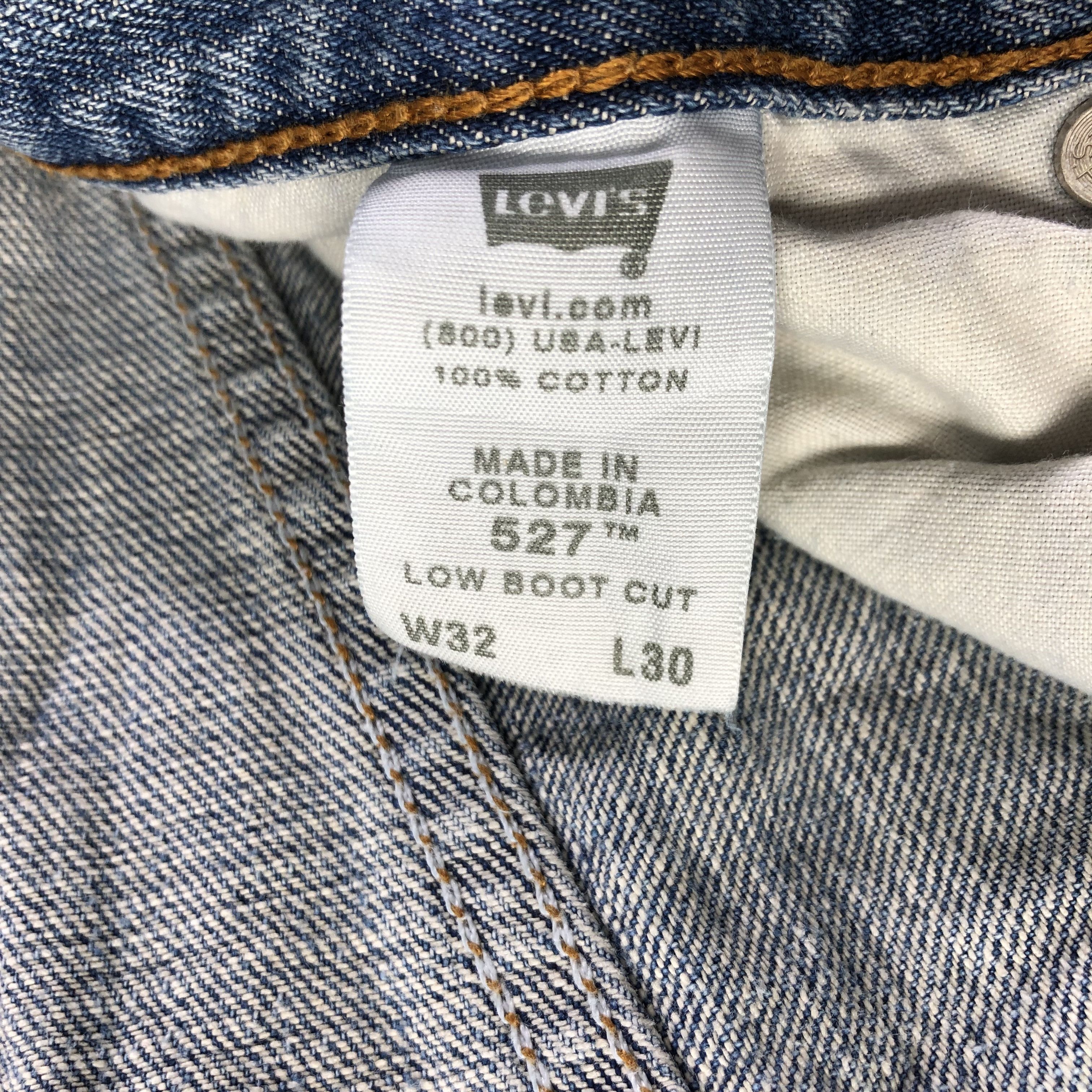 Levi's Vintage Blue Wash Levis 527 Jeans-J3460 Size US 34 / EU 50 - 10 Thumbnail