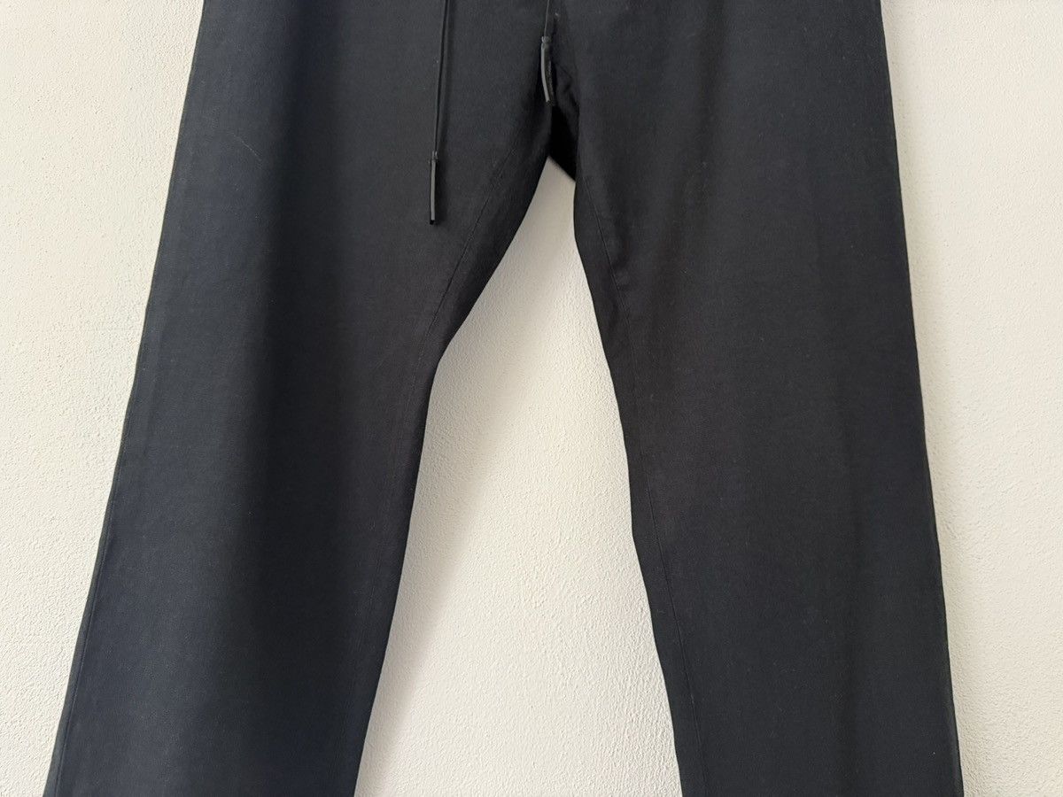 Maison Margiela Minimal Black Tailored Trousers with Drawstring Waist Size US 30 / EU 46 - 3 Thumbnail
