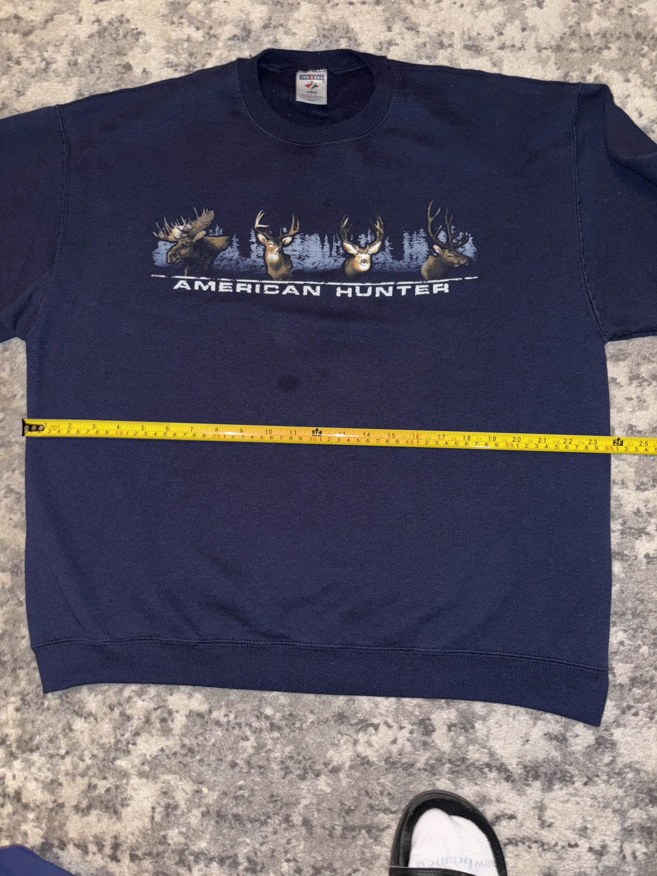 Hunter 00s American Hunter Deer Sweatshirt Size US L / EU 52-54 / 3 - 6 Thumbnail