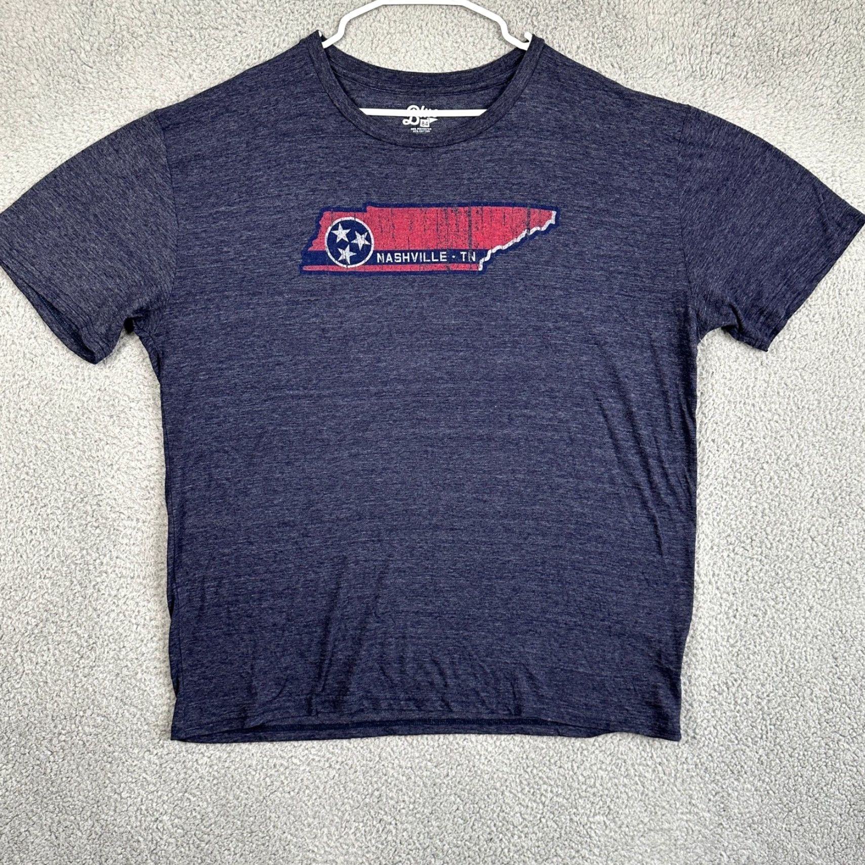 Vintage VINTAGE Blue84 T-Shirt Short Sleeve Tee Men 2XL Blue National Tennessee Graphic Crewneck Size US XXL / EU 58 / 5 - 2 Thumbnail