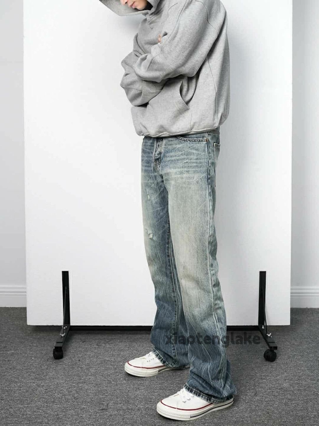 Jean × Vintage washed faded y2k skate hiphop yuppie jeans Size US 30 / EU 46 - 6 Thumbnail