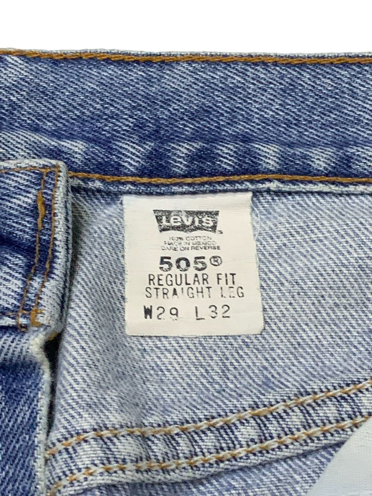 Hysteric Glamour × Levi's Vintage Levis 505 Distressed Camo Patch Inside Jeans Size US 29 - 15 Thumbnail