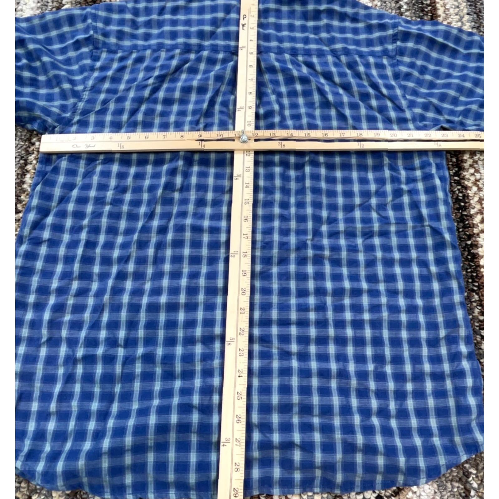 The North Face The North Face Shirt Men Medium Blue Button Up Plaid Hiking Camp Adult Tartan Size US M / EU 48-50 / 2 - 6 Thumbnail