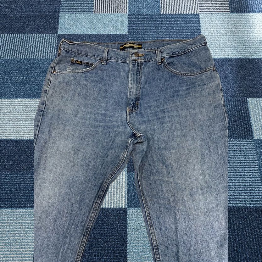 Lee Lee Regular Jeans Blue Denim 40x30 Mens Medium Wash Straight Fit 5-Pocket Denim Comfort Modern Classic 2008976 Size US 40 / EU 56 - 1 Thumbnail