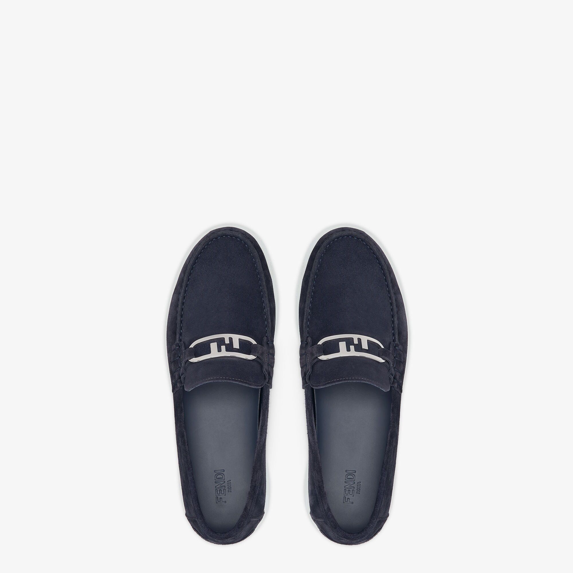 o1s1wg110226 Lock Loafers in Navy Blue