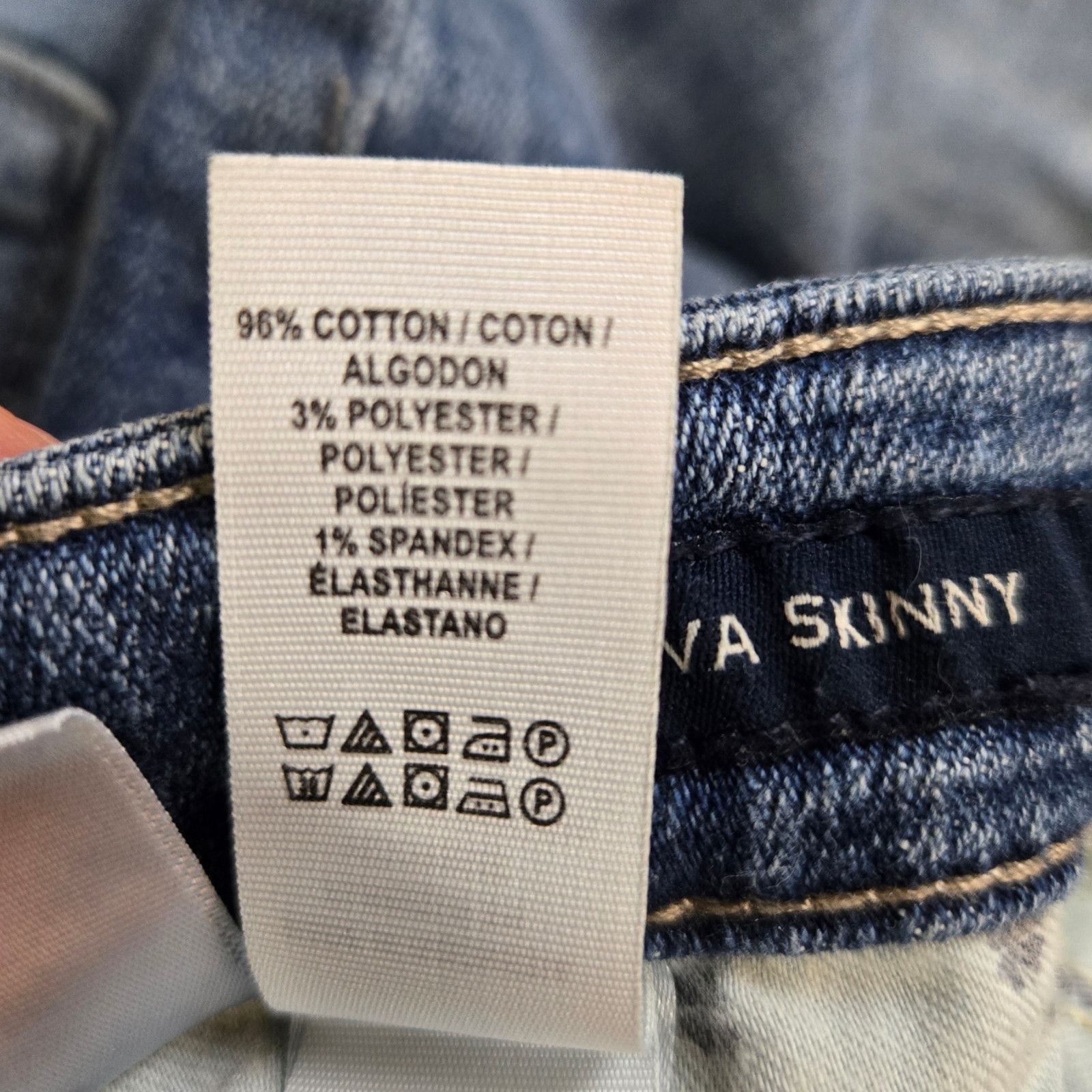 Lucky Brand Lucky Brand Medium Distressed Skinny Jeans Size 6 Size 28" / US 6 / IT 42 - 6 Thumbnail