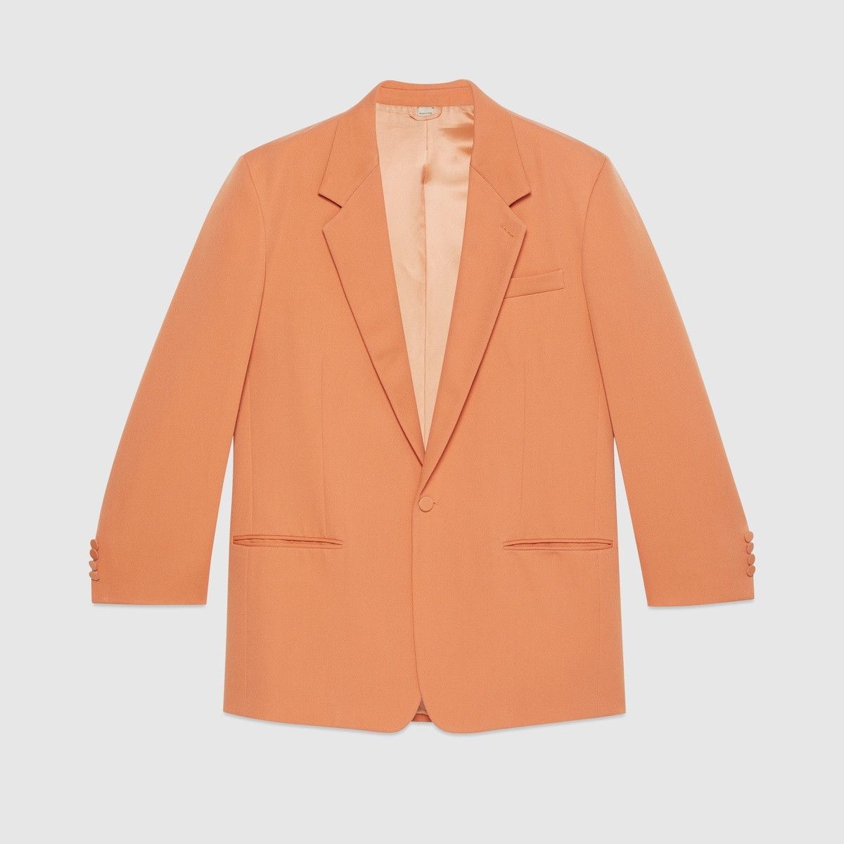 o1s1wg110125 Wool Jacket in Light Orange