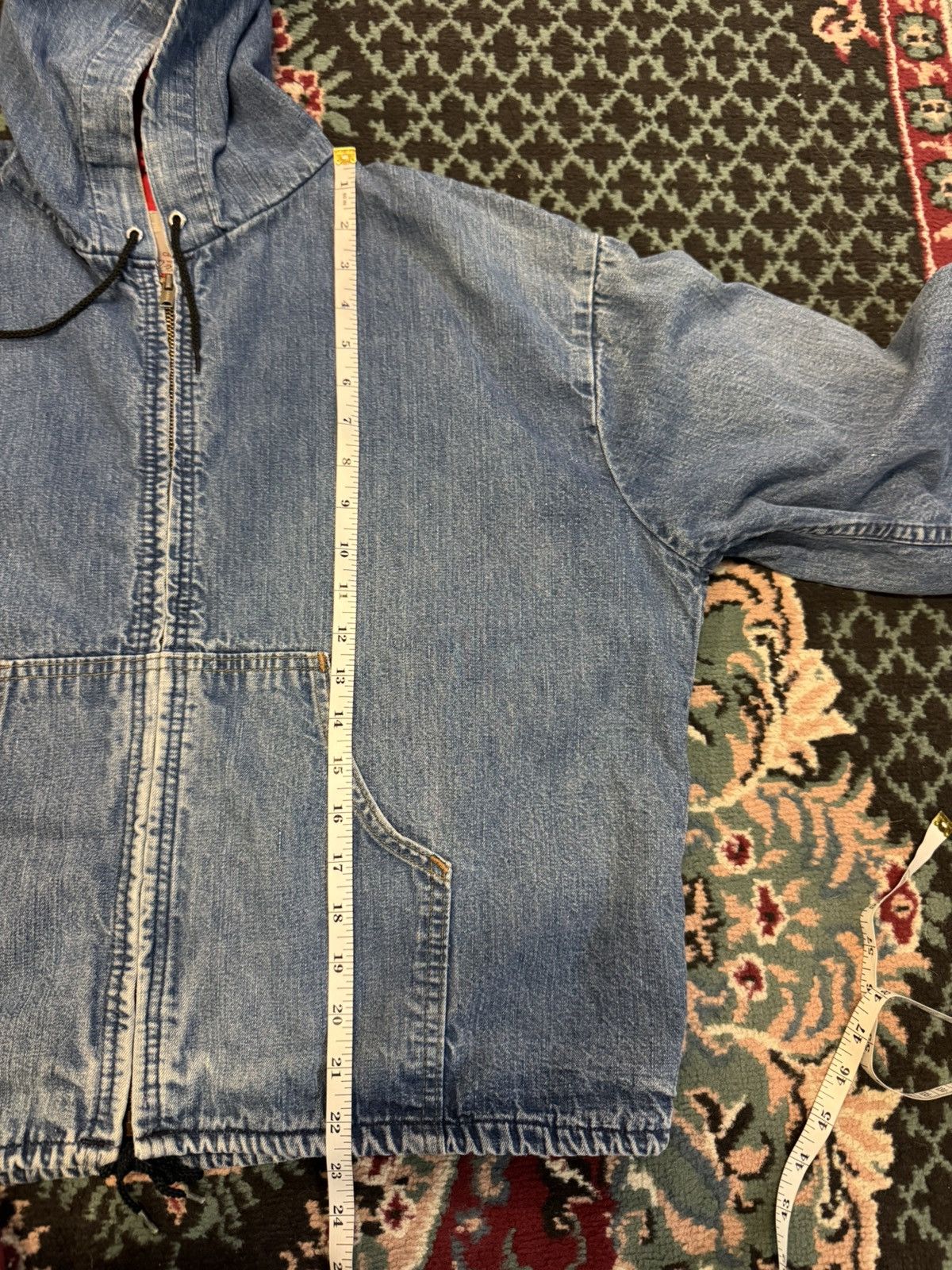 Vintage Vintage 70s 80s Carhartt Workwear denim Jacket Size US L / EU 52-54 / 3 - 8 Thumbnail