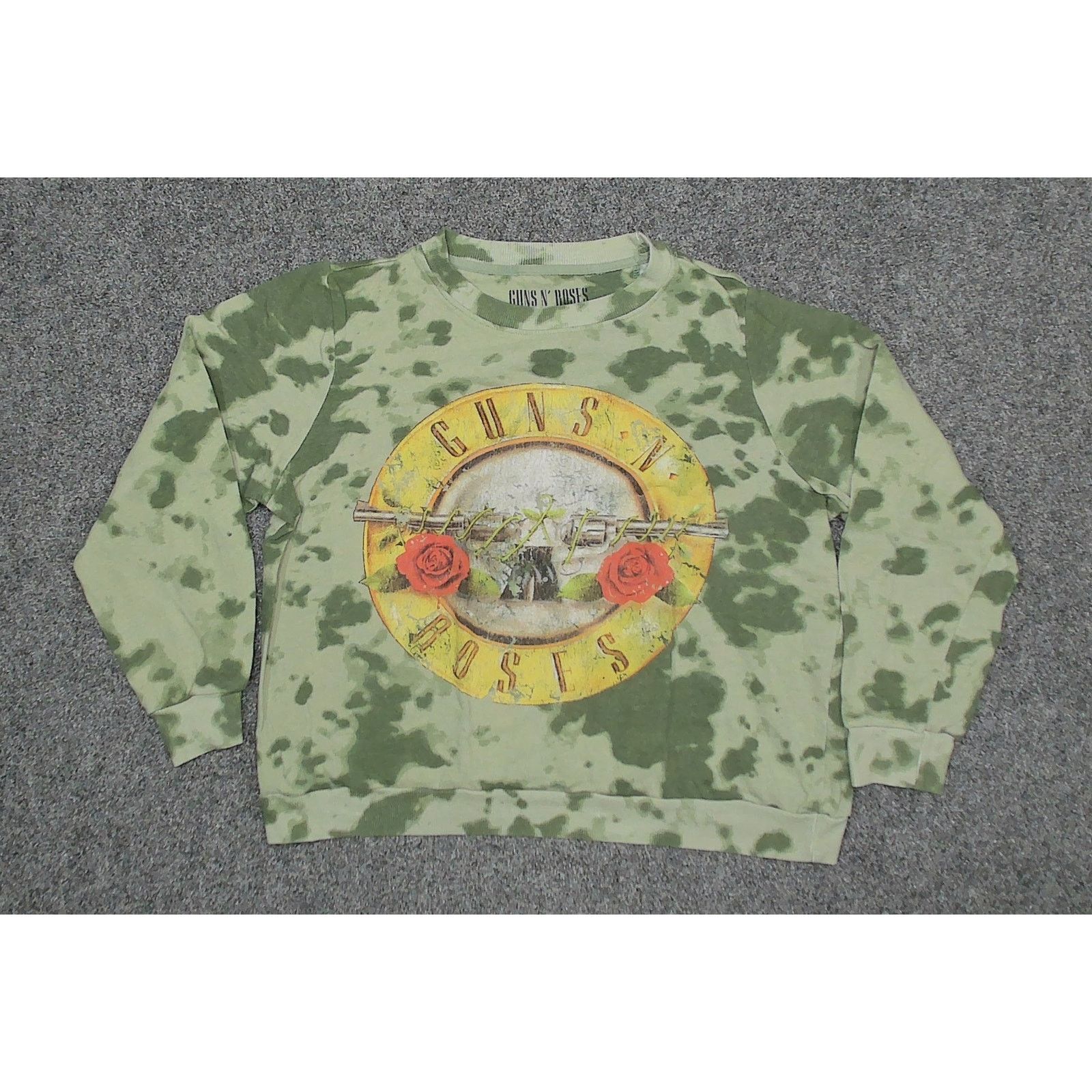 Bravado Bravado Guns N' Roses Boxy Cropped Tie-Dye Sweatshirt Size L / US 10 / IT 46 - 3 Thumbnail