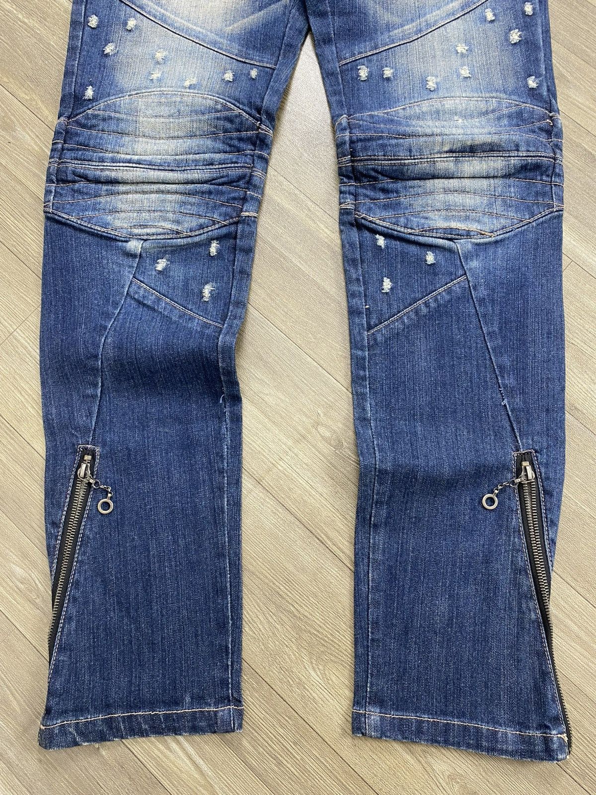 PPFM Vintage PPFM Distressed Ifsixwasnine LGB Style Bikers Jeans Size US 32 / EU 48 - 4 Thumbnail