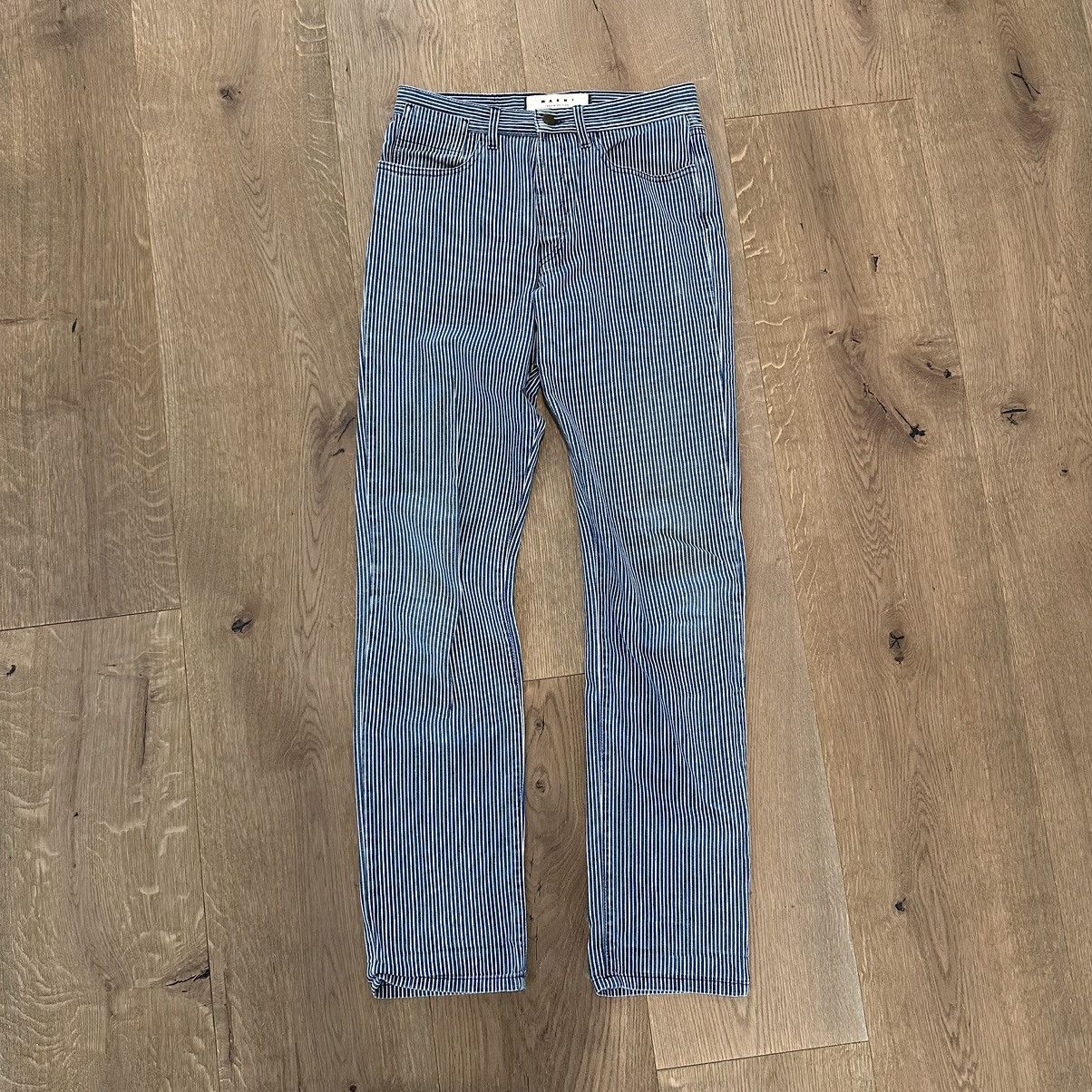 Marni Marni Striped Blue White Pants | Grailed