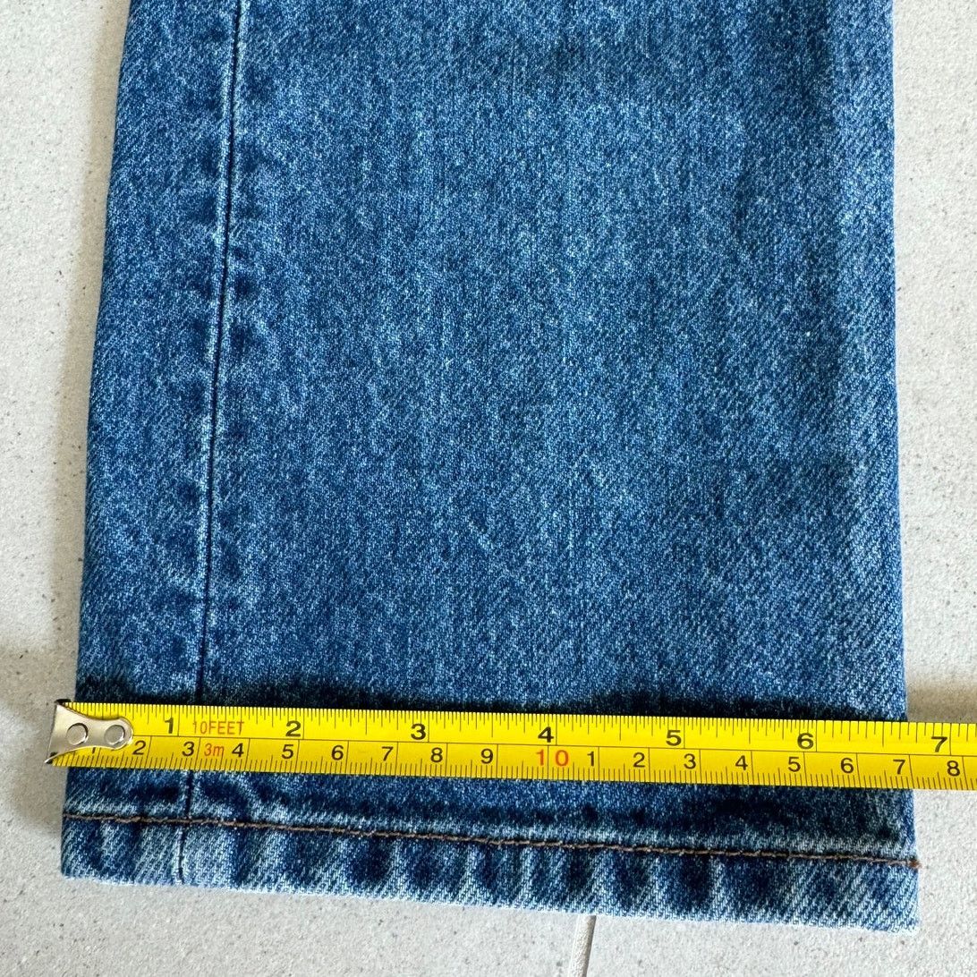 Reformation Reformation Mid Rise Button Straight Leg Jeans, Baltic Wash Size 25" / US 0 / IT 36 - 8 Thumbnail