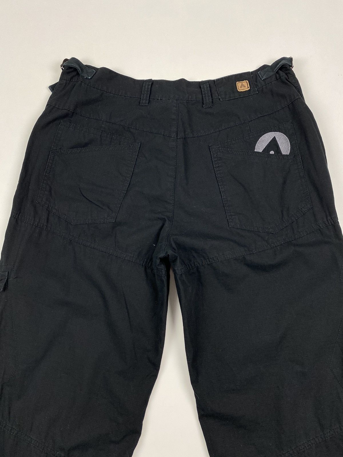 Airwalk 2000’s Vintage Airwalk Black Ripstop Baggy Cargo Pants Size US 35 - 10 Thumbnail