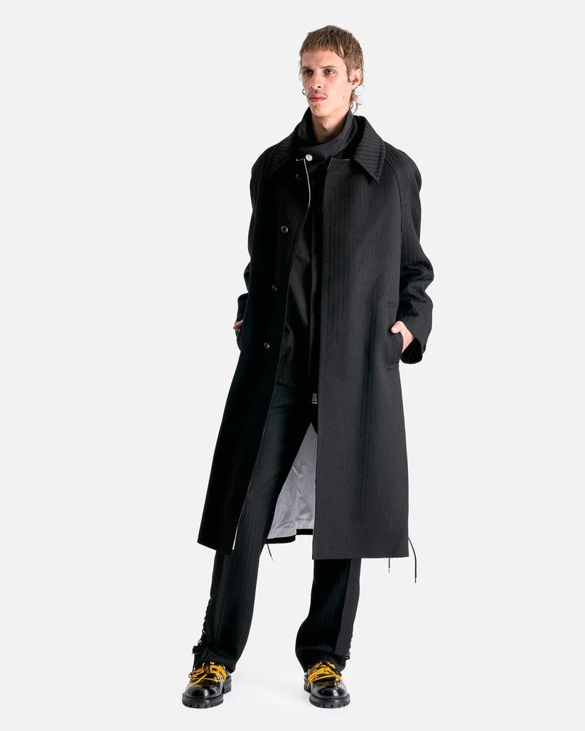 Namacheko o1s1v1r1oon0925 Nuku Overcoat in Black Size US M / EU 48-50 / 2 - 2 Thumbnail