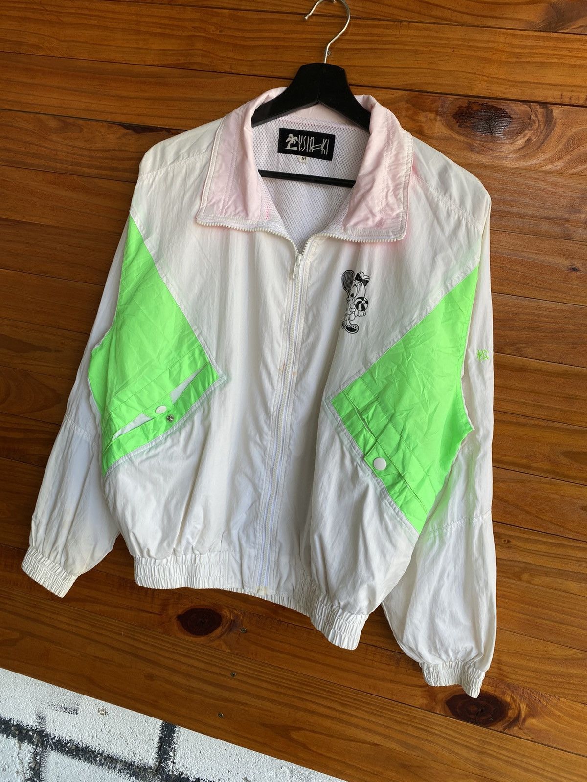 Japanese Brand Vintage YSIP-KI JMTA Instructor Windbreaker Neon Jacket Size US M / EU 48-50 / 2 - 4 Thumbnail