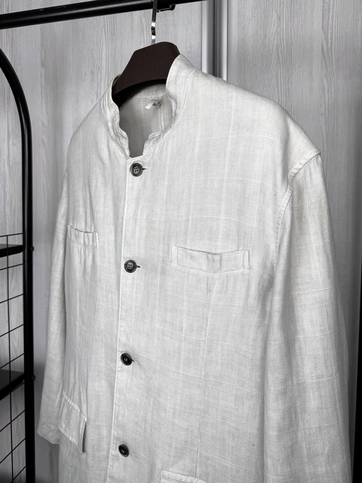 120% Lino 120% Lino White pure linen Blazer 4 pockets jacket size XXL Size US XXL / EU 58 / 5 - 4 Thumbnail
