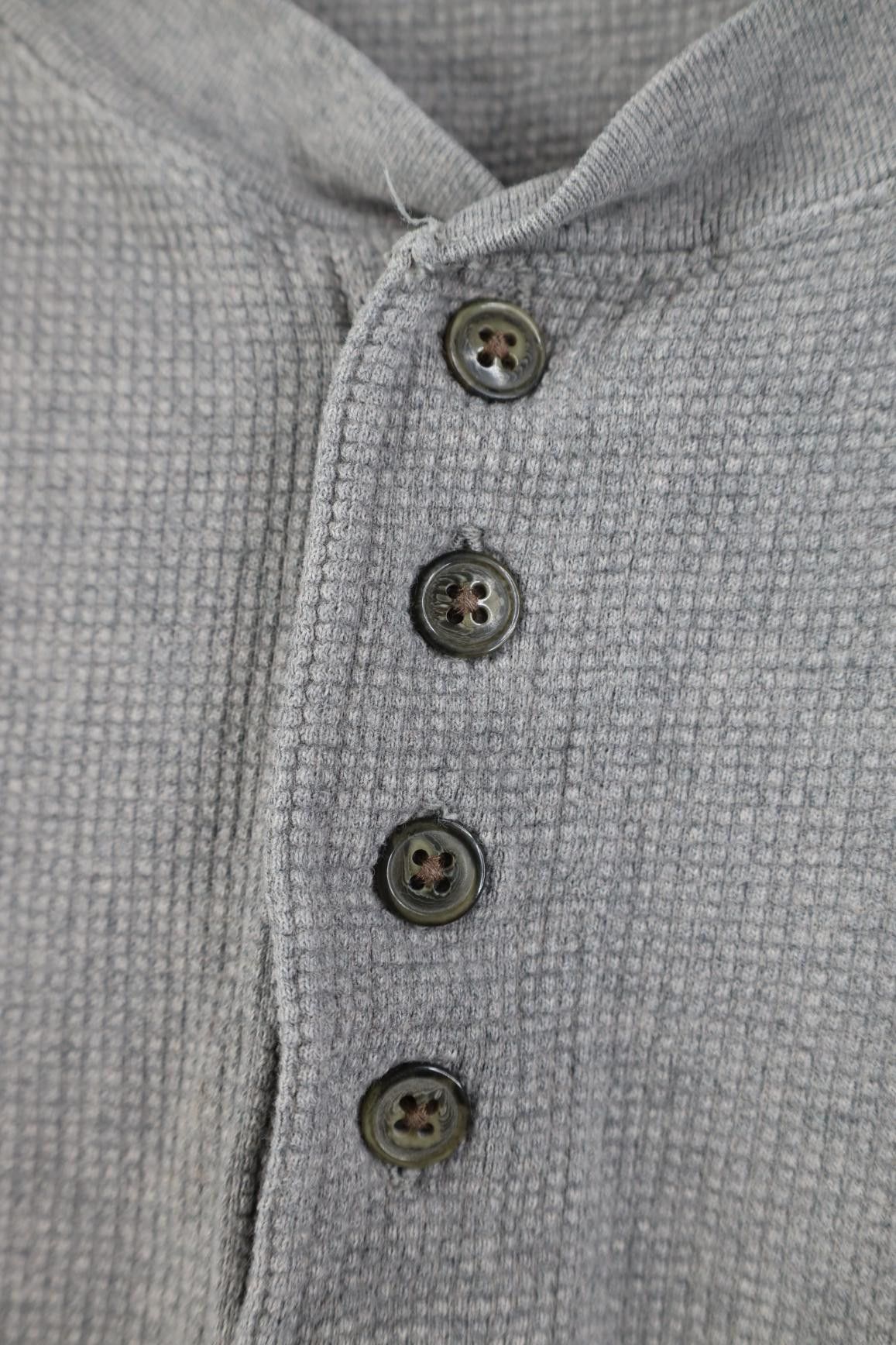 Vintage Vintage 90s Streetwear Knit Long Sleeve Henley T-Shirt Size US XXL / EU 58 / 5 - 4 Thumbnail
