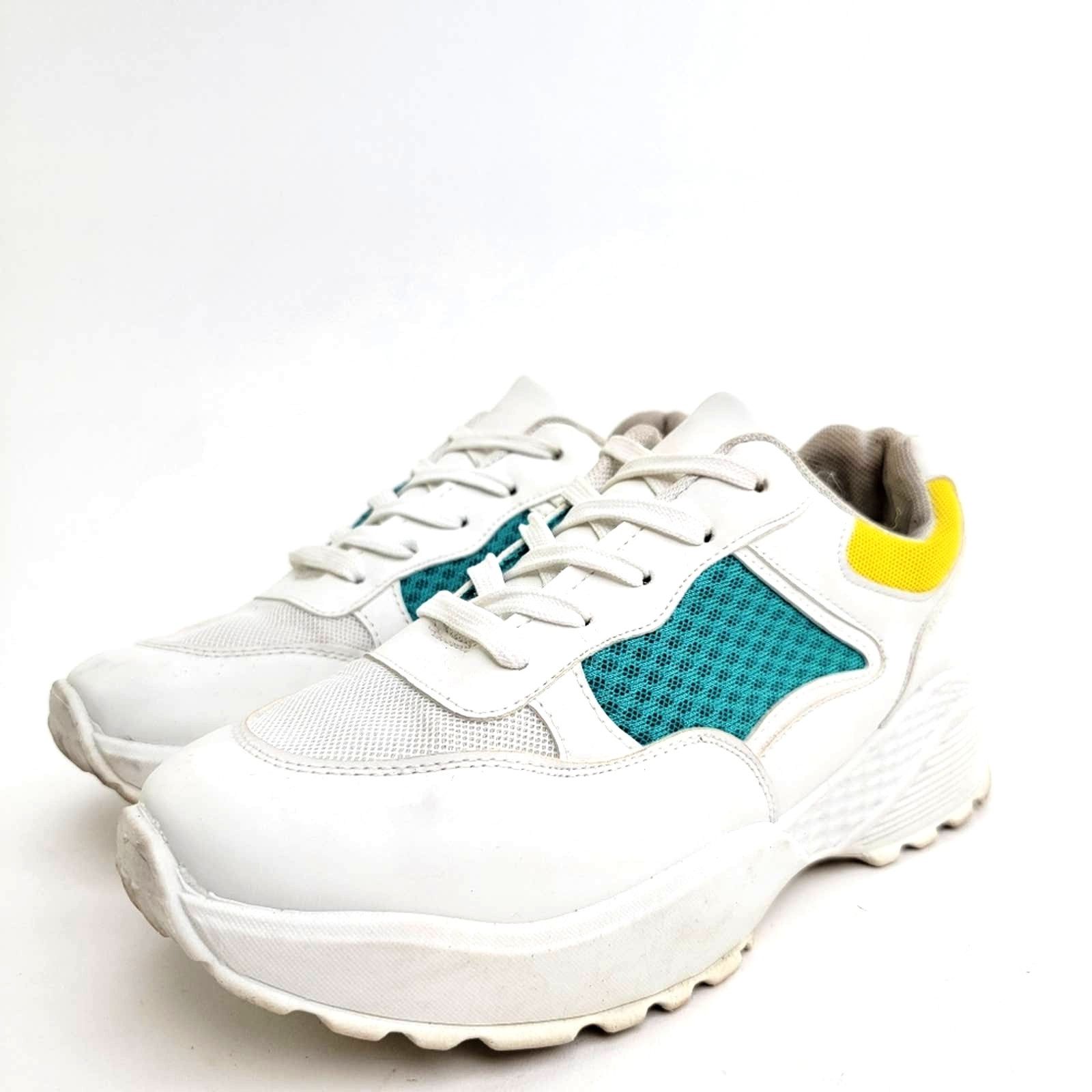 Steve Madden Steve Madde White Pastel Chunky Platform Lug Bottom Sneakers Size US 9 / IT 39 - 5 Thumbnail