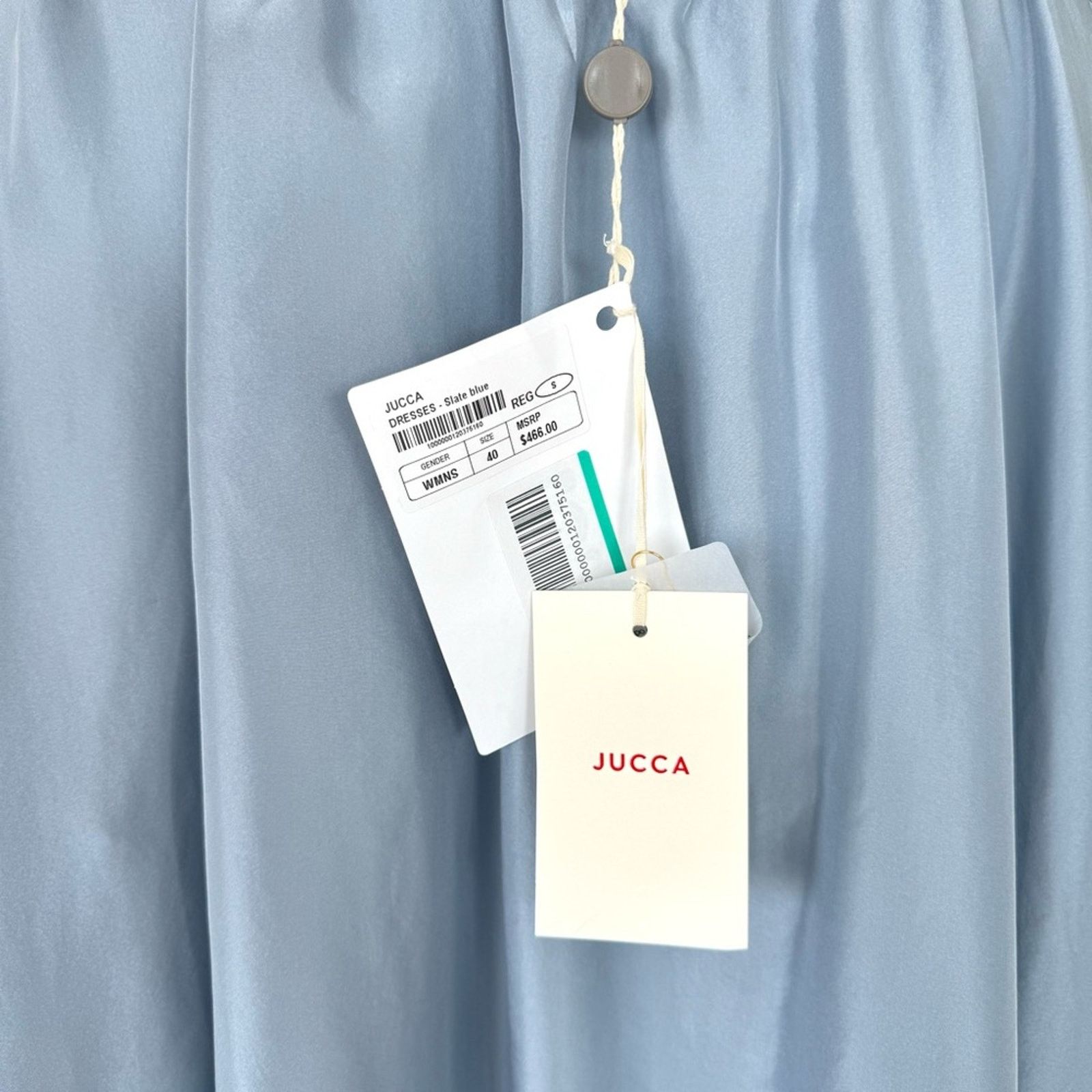 Zucca NWT! JUCCA Silk Oversize Blue Dress, Size S, MSRP.466$ Size S / US 4 / IT 40 - 5 Thumbnail