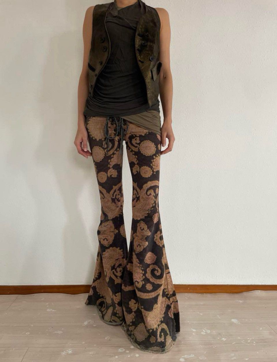 If Six Was Nine IF SIX WAS NINE Metallic Leather Vest Double-Breasted Japan Size S / US 4 / IT 40 - 3 Thumbnail