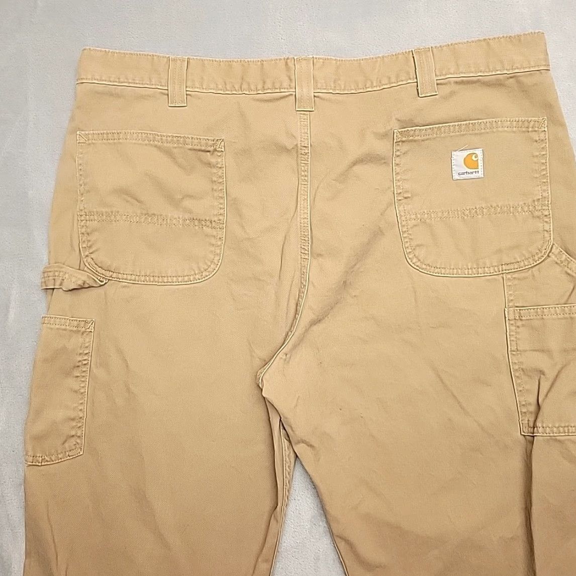 Carhartt Carhartt Pants Men 42 Khaki Cotton Twill Cargo Pocket Carpenter Utility Classic Size US 42 / EU 58 - 6 Thumbnail