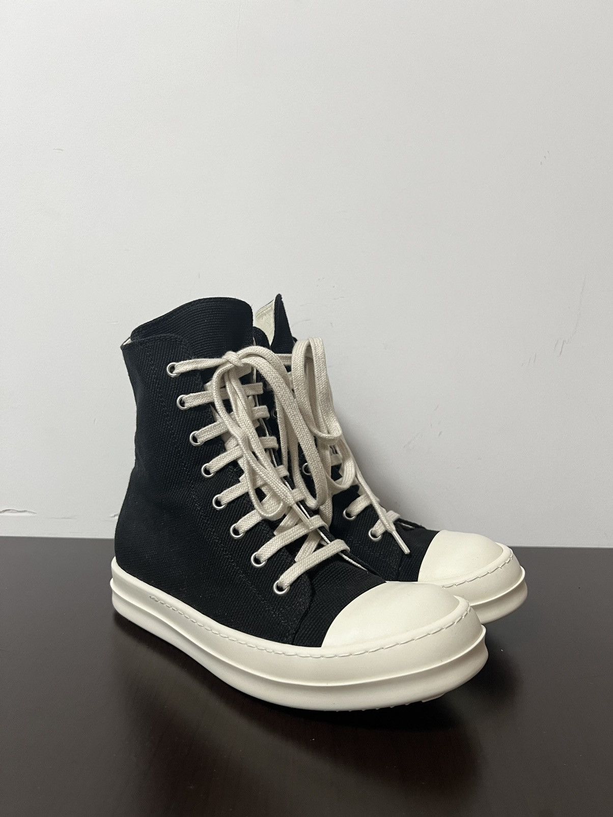 Rick Owens Drkshdw Rick owens ramones high top sneakers sz 36 Size US 6 / IT 36 - 5 Thumbnail