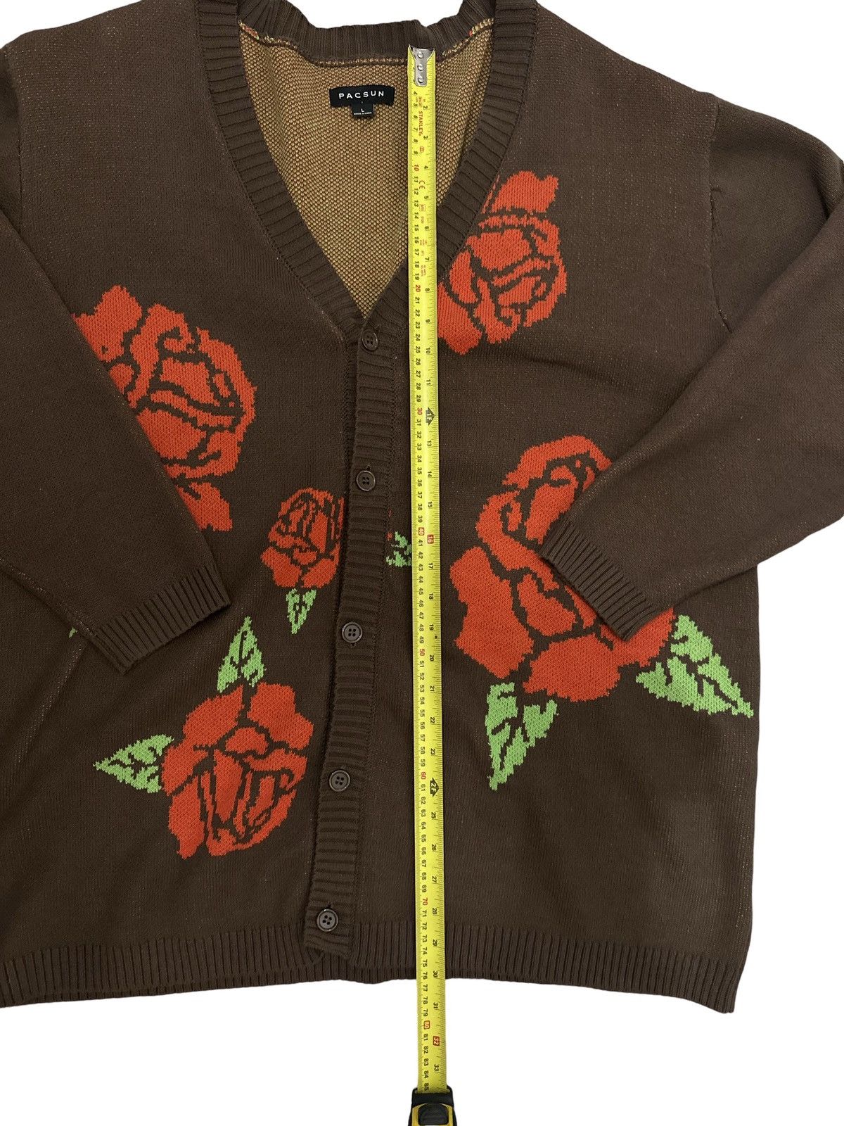 Pacsun × Vintage Rose knit cardigan Pacsun Size US L / EU 52-54 / 3 - 3 Thumbnail