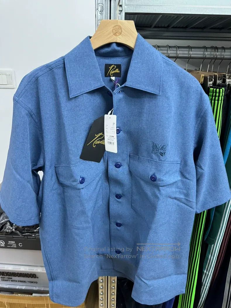 Needles Needles Butterfly embroidered short sleeve shirt Size US L / EU 52-54 / 3 - 1 Thumbnail