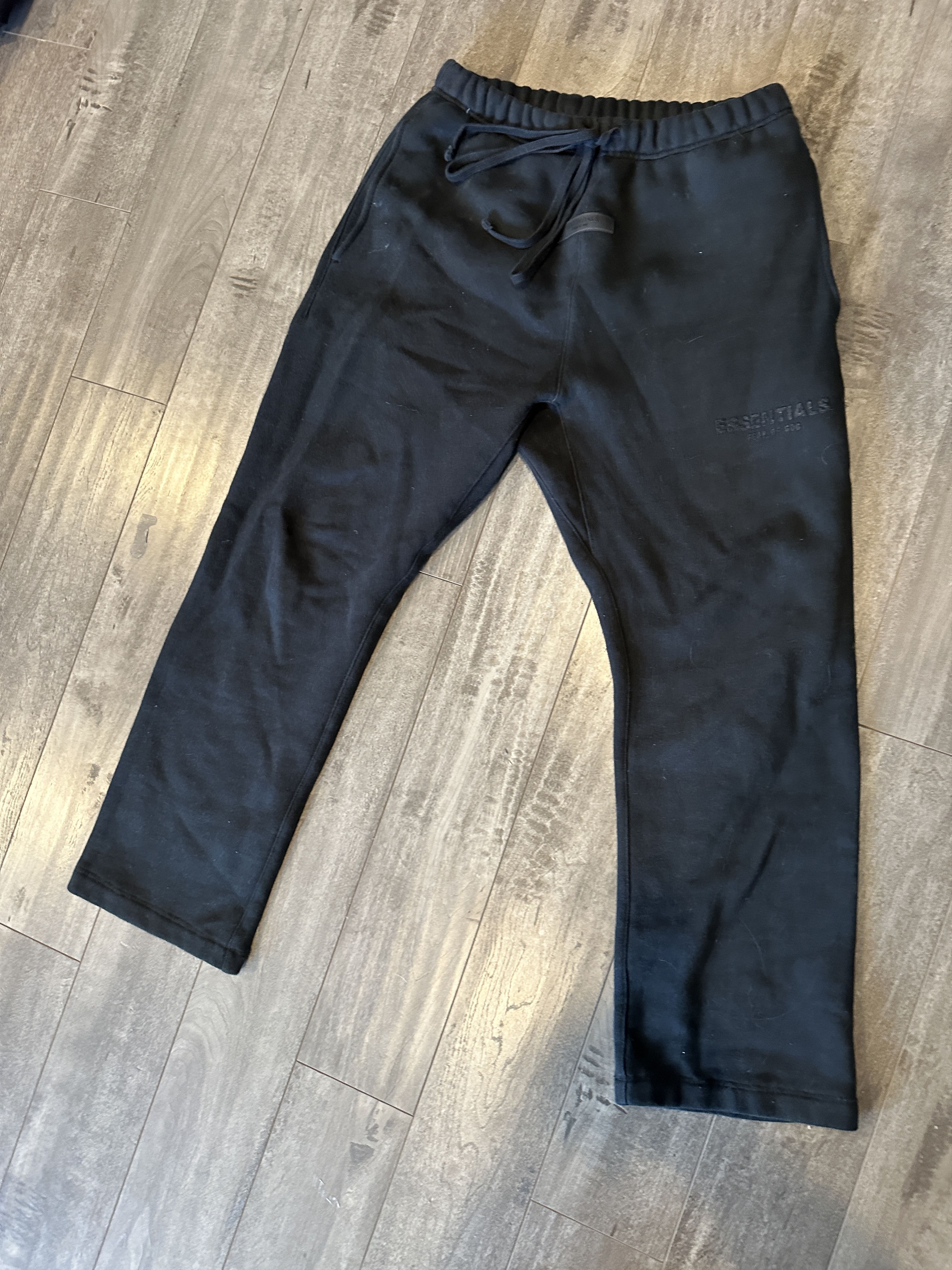 Pre-owned Essentials X Fear Of God Essentials Sweatpants In Black