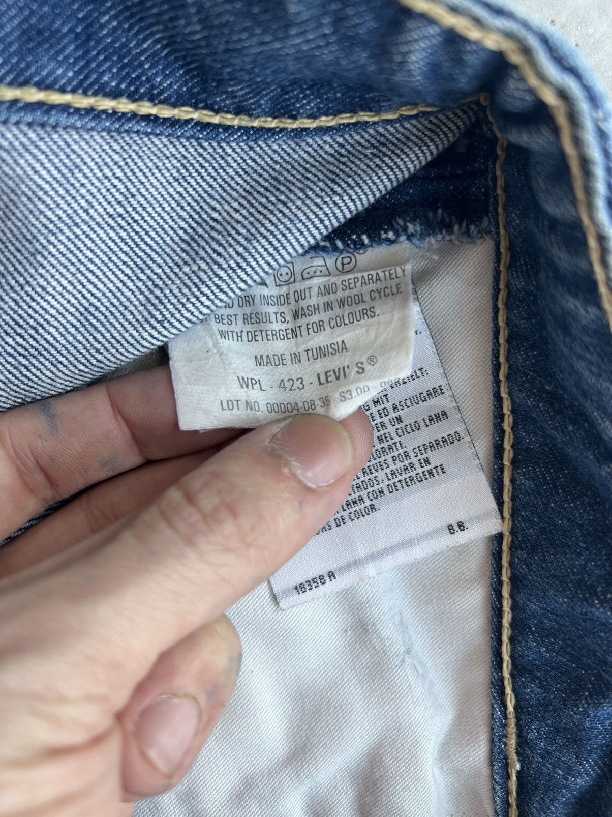 Levi's Levis Engineered Jeans Tag W29 Actual 30x28 Size US 29 - 7 Thumbnail