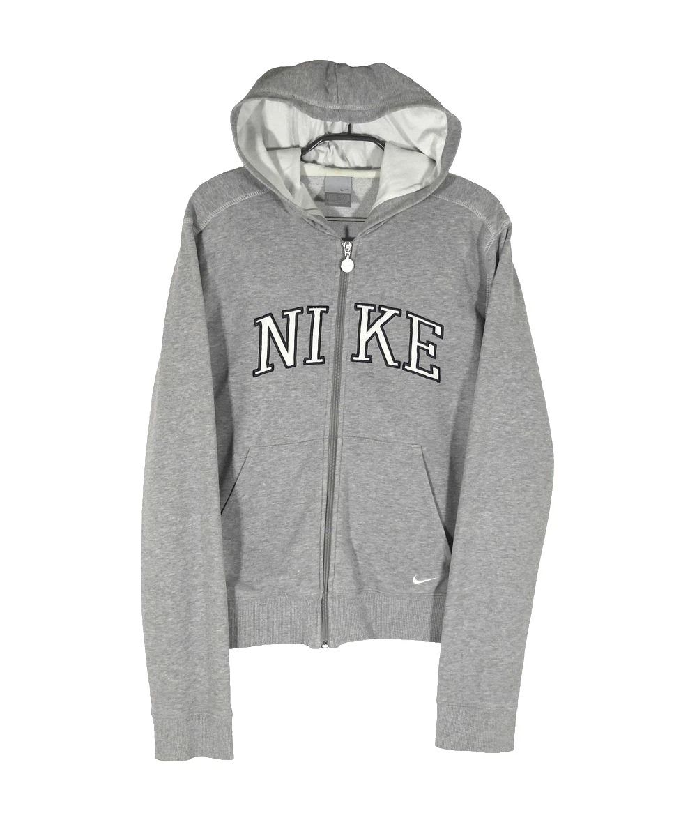 Nike Nike Womens Zip Hoodie Size XL Gray Size XL / US 12-14 / IT 48-50 - 1 Thumbnail