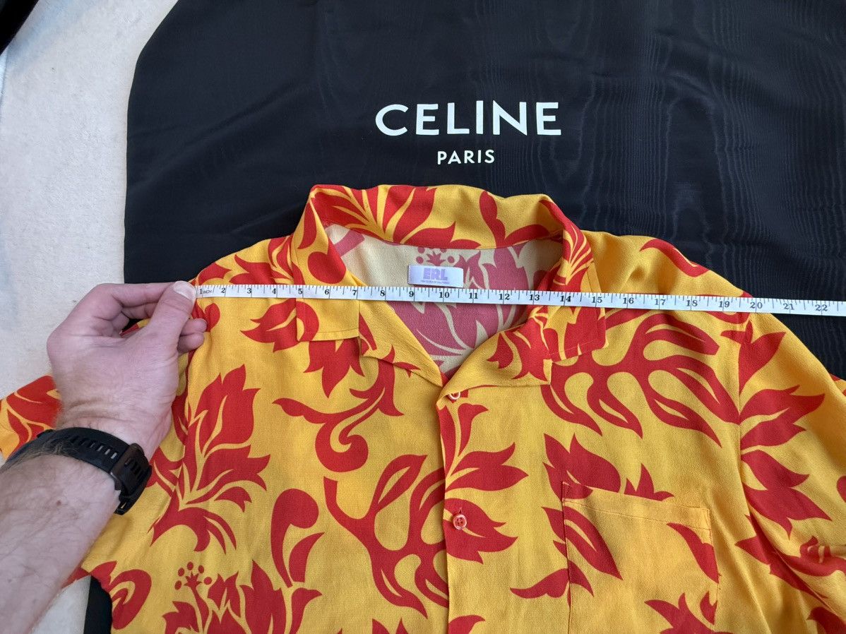ERL SS23 $415 ERL Hawaiian ss floral tropical shirt M orange red Size US L / EU 52-54 / 3 - 6 Thumbnail