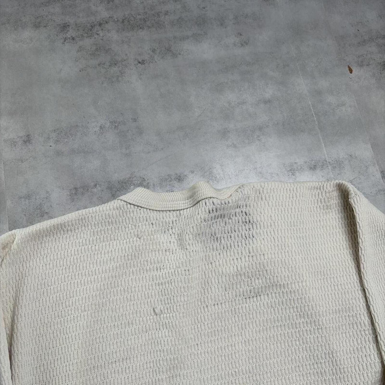 Hanes Vintage 70’s Hanes Long Sleeve Waffle Knit Thermal Shirt Size US M / EU 48-50 / 2 - 8 Thumbnail