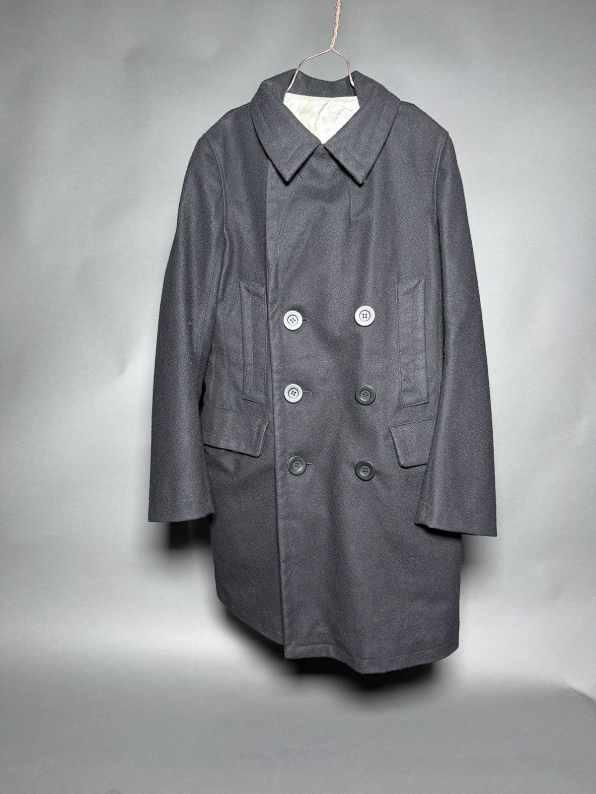Rick Owens Rick Owens Peacoat Stag FW08 Size US L / EU 52-54 / 3 - 2 Thumbnail