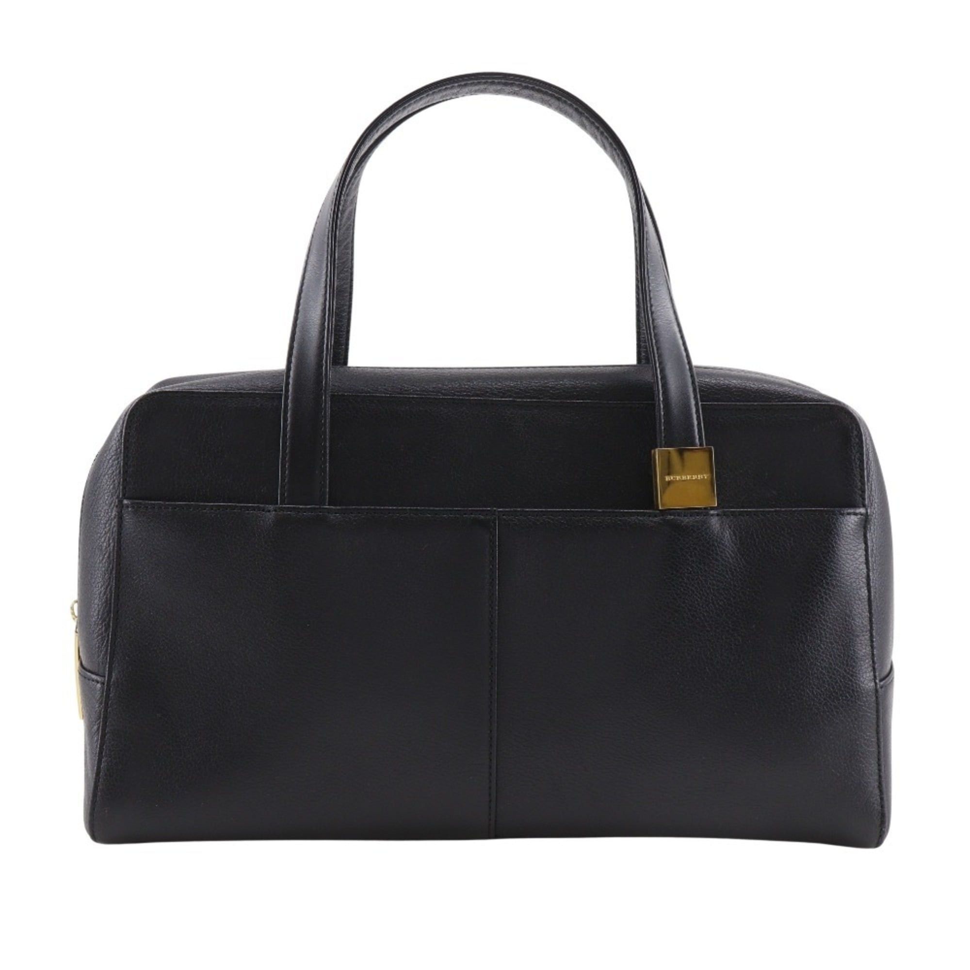 Burberry Burberry grained leather handbag Nova check black A5 zipper Shibo ladies Size ONE SIZE - 1 Thumbnail