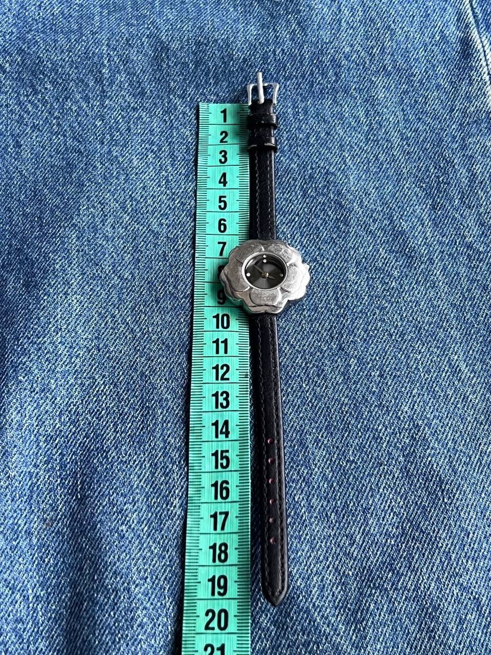 Japanese Brand × Vintage Vintage Japanese style futuristic flower Silver Chrome Watch Size ONE SIZE - 6 Thumbnail
