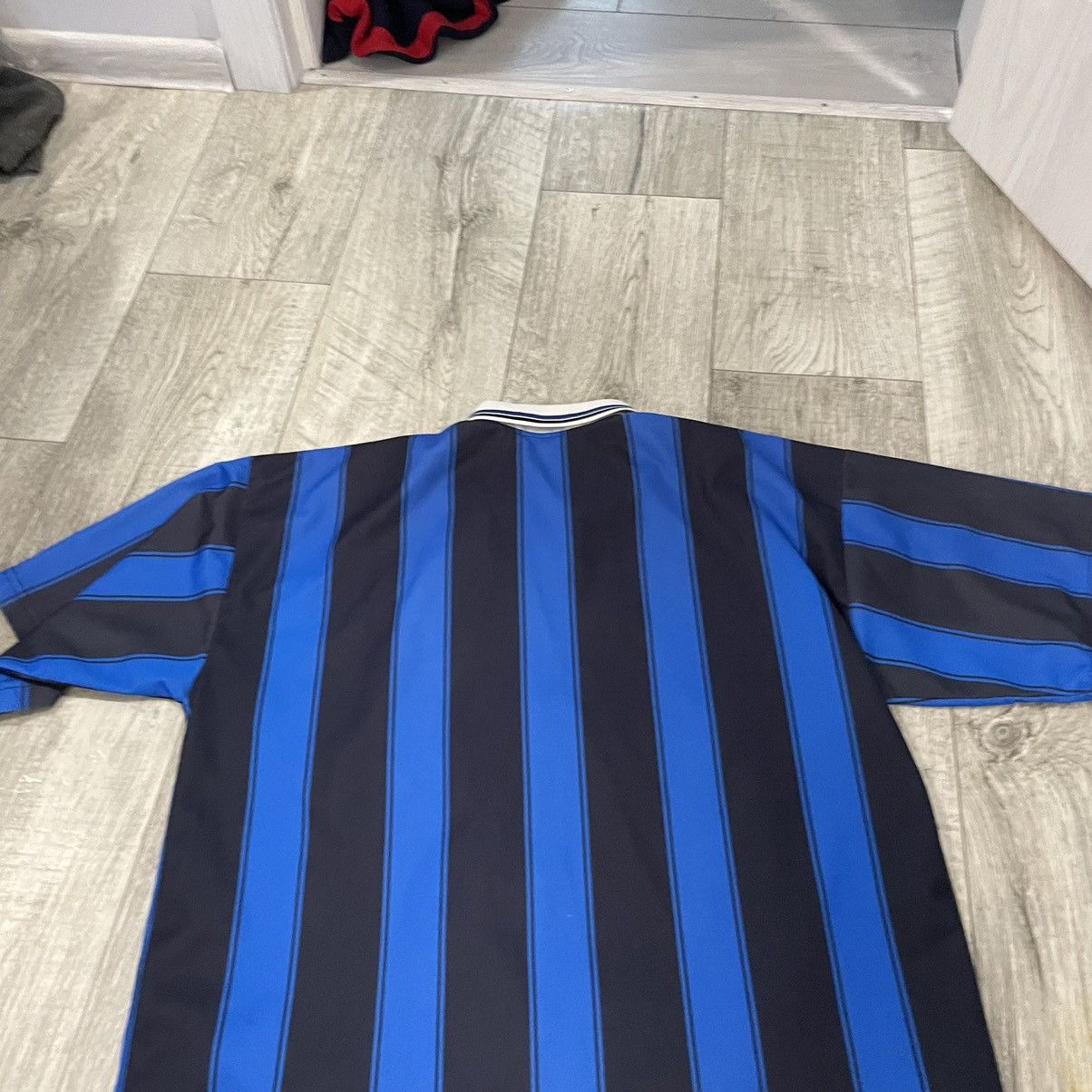 Pirelli × Vintage Vintage 90s Marco Materazzi Inter Milan Pirelli Home Jersey Size US XL / EU 56 / 4 - 4 Thumbnail