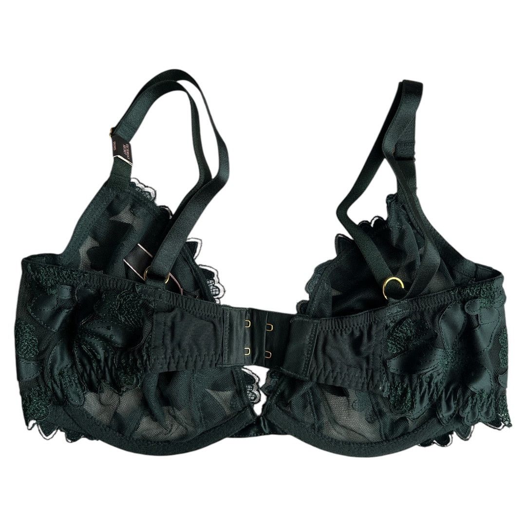 Victoria's Secret Victoria's Secret Very Sexy Sheer Mesh Embroidered Bra, 32DD Size ONE SIZE - 4 Thumbnail