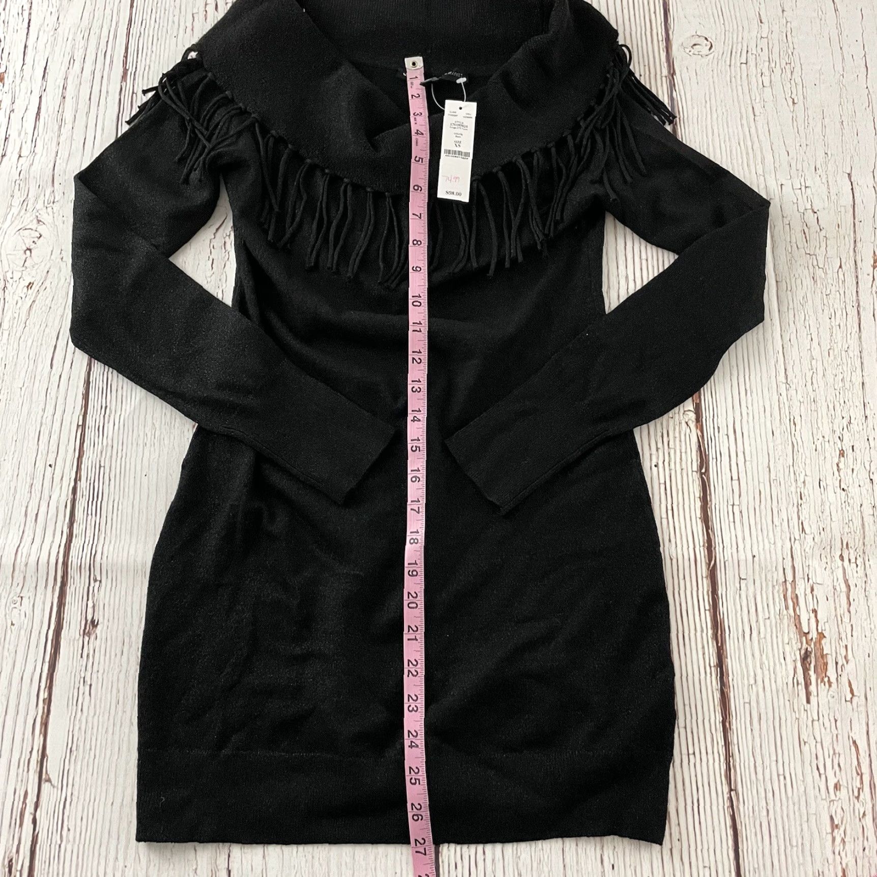 White House Black Market VINTAGE White House Black Market Sweater Shirt Adult XS Black Size XS / US 0-2 / IT 36-38 - 4 Thumbnail
