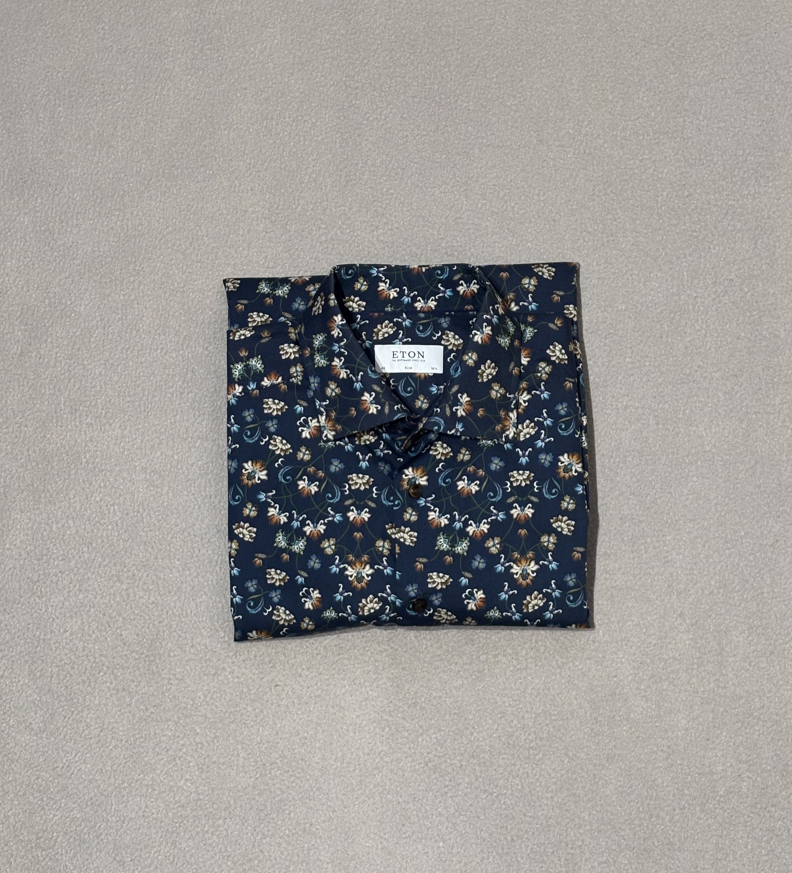 Eton Eton slim shirt Colorful Flowers size 42 Size US M / EU 48-50 / 2 - 16 Thumbnail