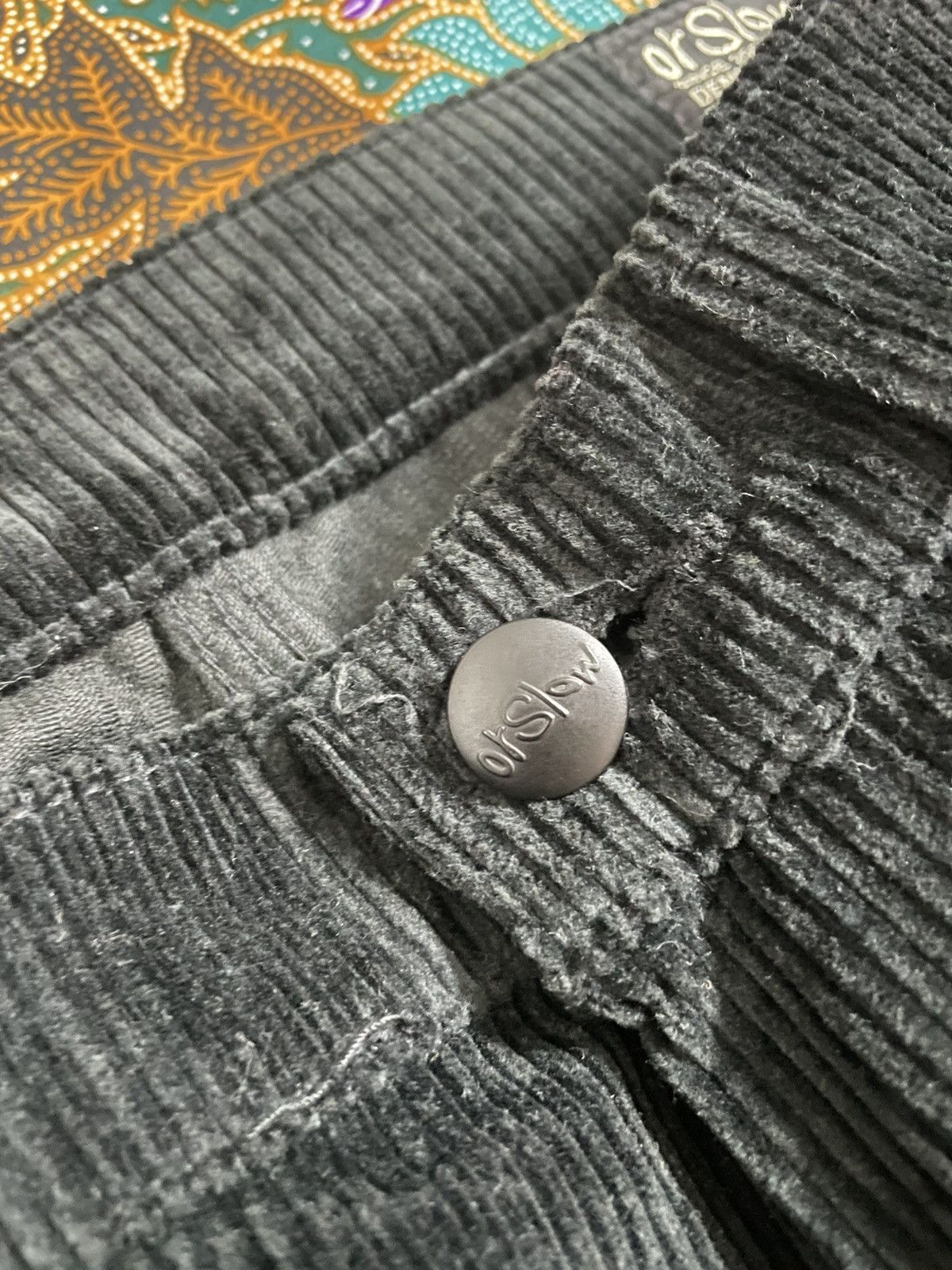 Orslow orSlow Japan Black Corduroy Painter / Fatigue Pants Size US 30 / EU 46 - 5 Thumbnail