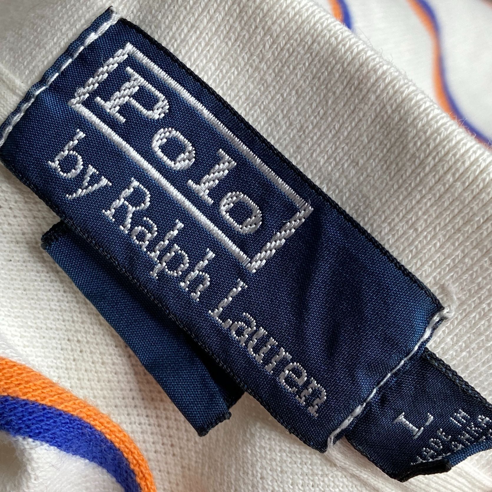 Polo Ralph Lauren Custom Fit Cotton Pony Rider Logo Striped Shirt Size US L / EU 52-54 / 3 - 6 Thumbnail