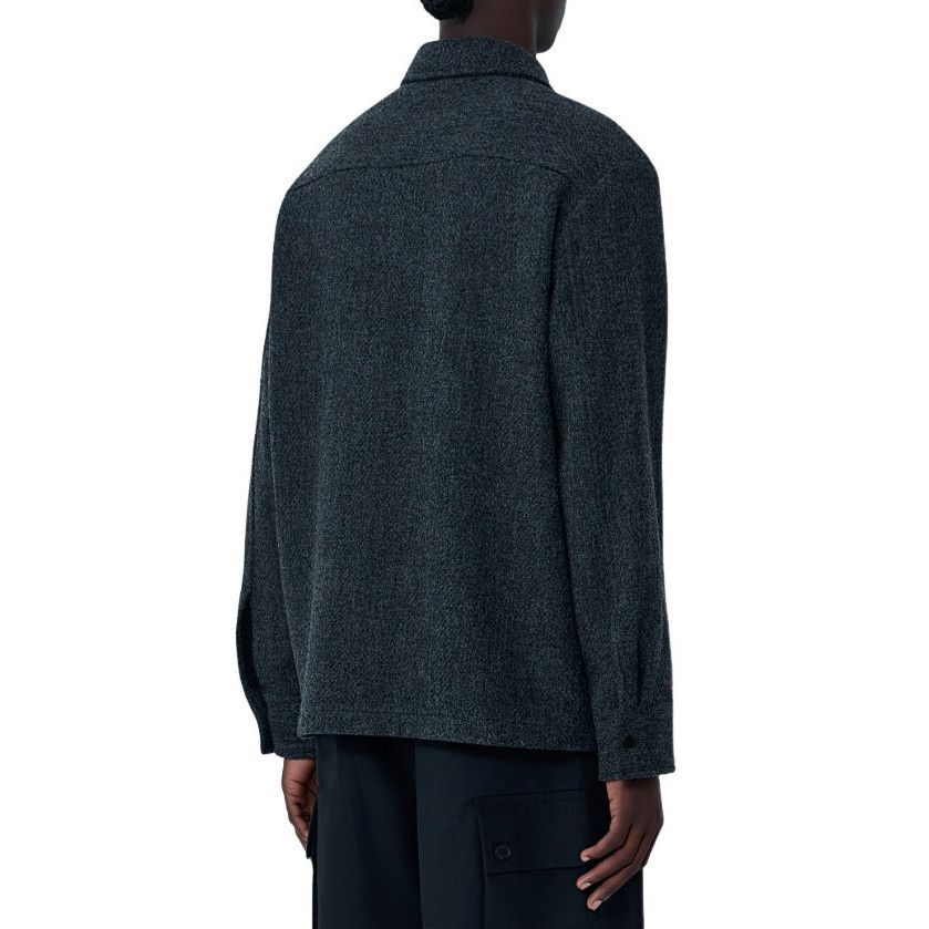 Jil Sander JIL SANDER Gray Wool Shirt Jacket New & Authentic (Men's siz Size US XL / EU 56 / 4 - 2 Thumbnail