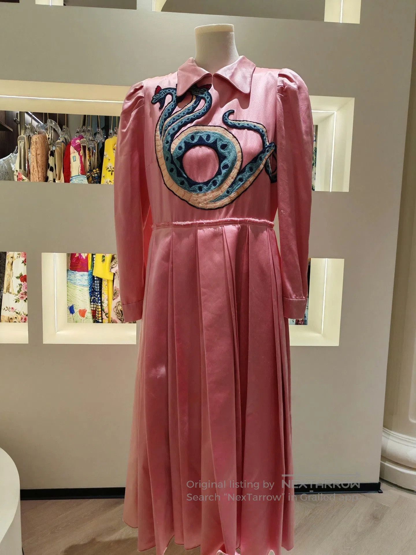 Gucci Gucci Pink Satin Dress Size 42. Size M / US 6-8 / IT 42-44 - 1 Thumbnail