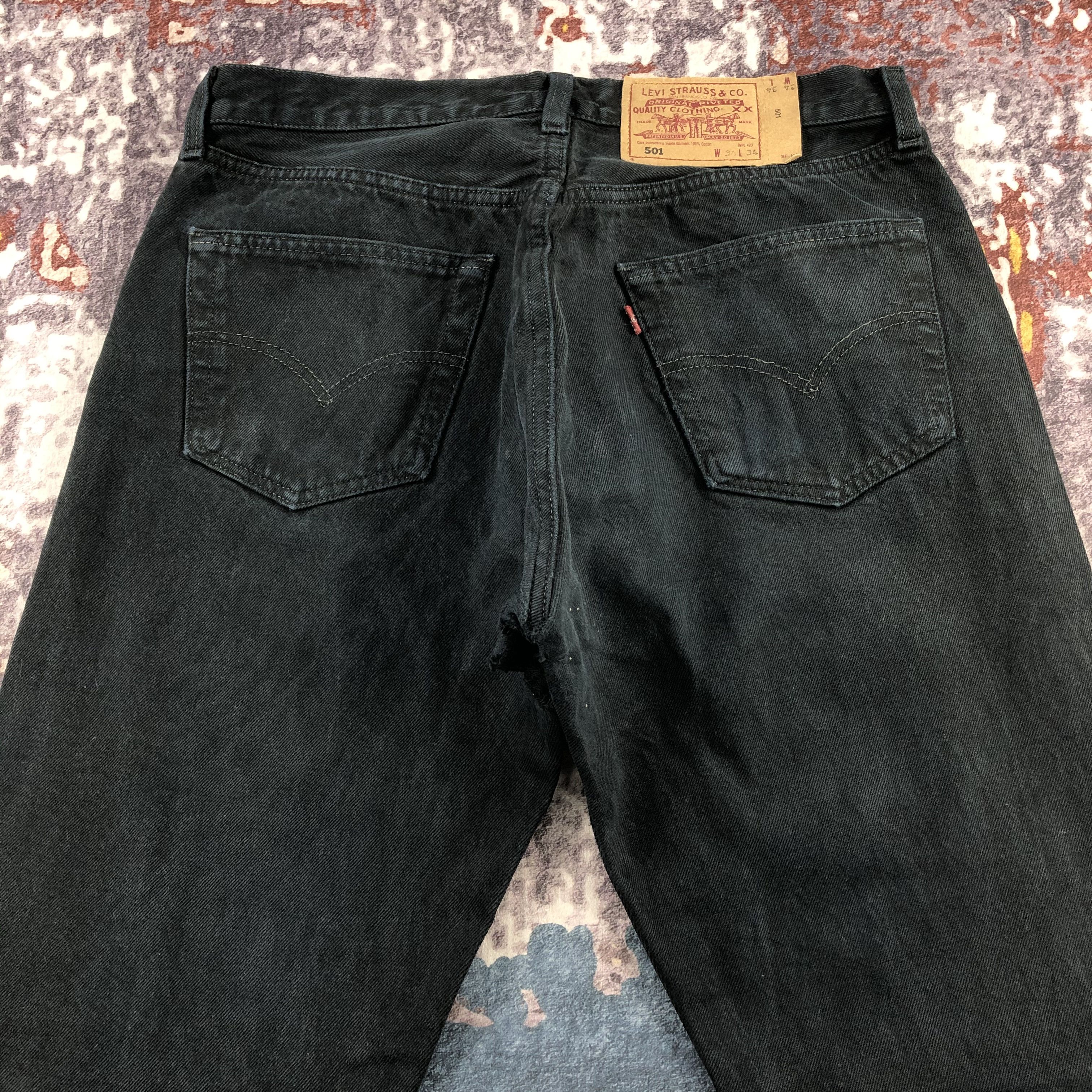 Levi's 90s Vintage Levis 501 Jeans-JM2354 Size US 32 / EU 48 - 5 Thumbnail